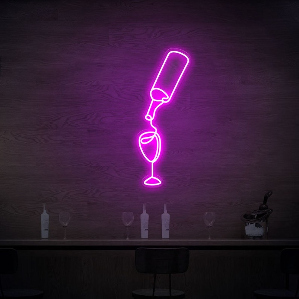 Wine Beer Store - Винные светодиодные неоновые вывески USB Многоцелевой