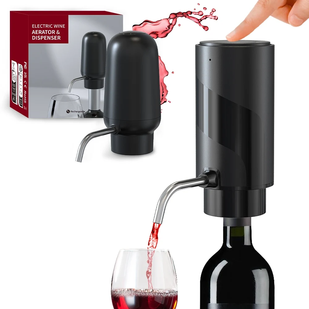 Decanter Aerator Set - Автоматический аэратор для вина, диспенсер, перезаряжаемый
