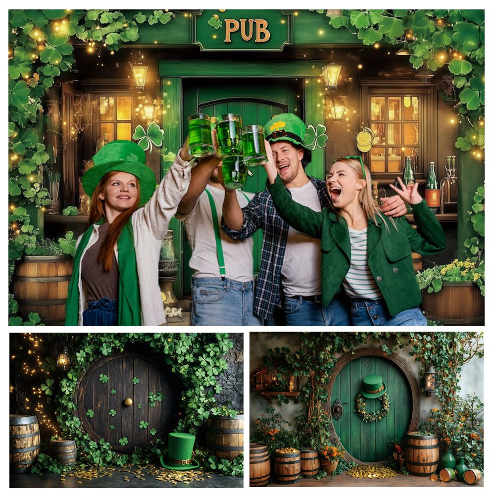 Wine Beer Pub - Фон для фотосессии на День святого