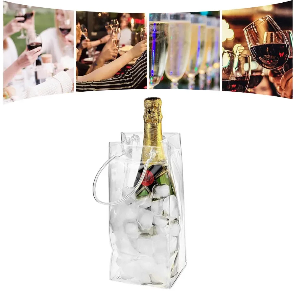Wine Beer Champagne - ПВХ-сумка-холодильник для льда, герметичная, портативная, для