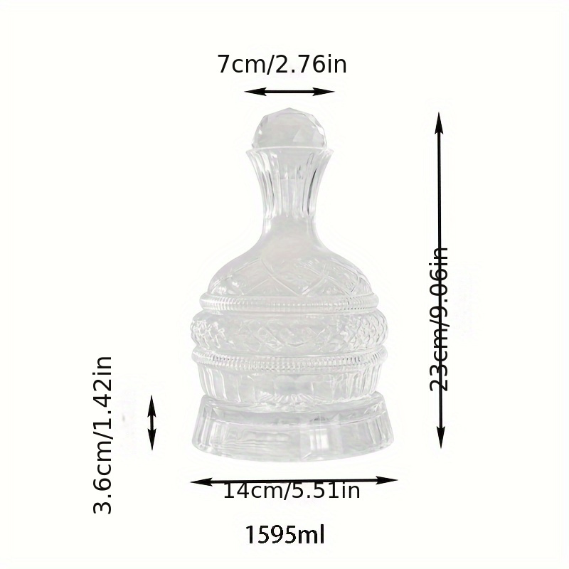 Decanter Aerator Set - Кристальный декантер для вина, элегантный набор