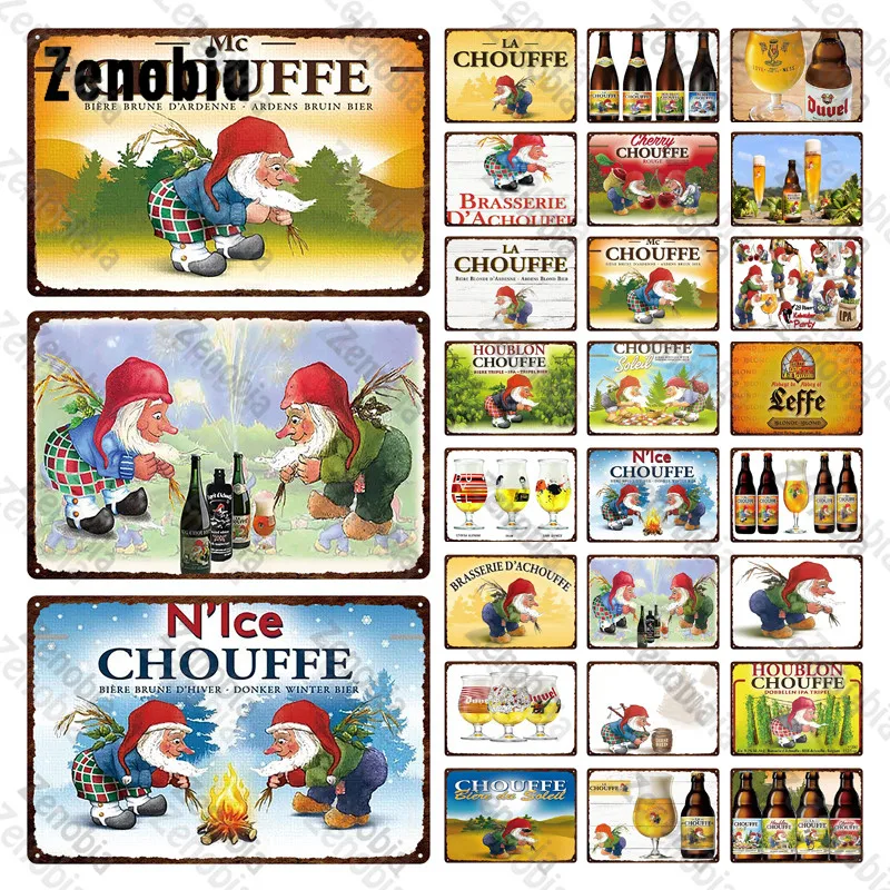 Wine Beer Pub - Пивной металлический знак, постер, винная тарелка,