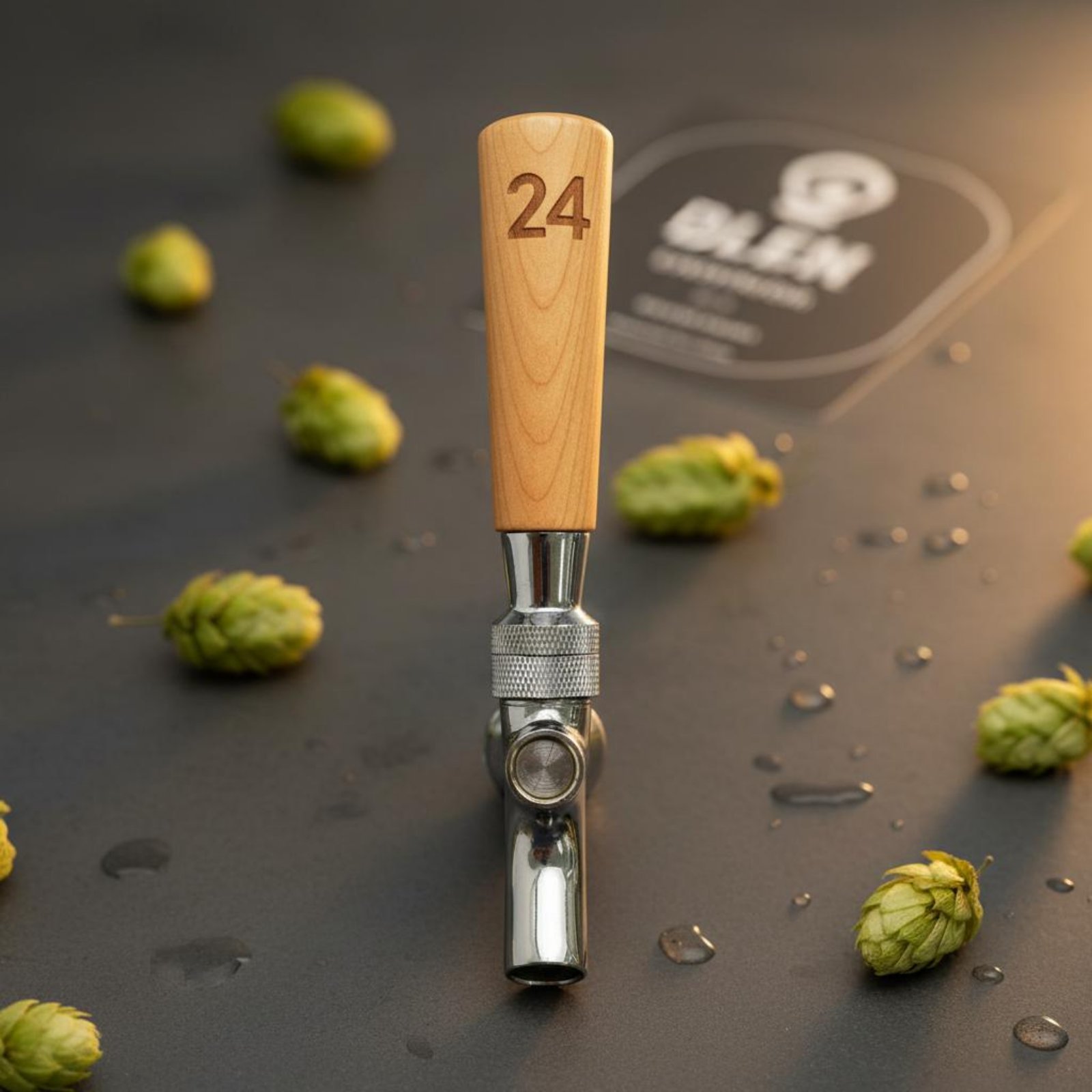 Wine Beer Usa - Короткая деревянная ручка для пивного крана