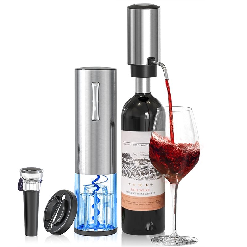 Электрический штопор для вина  – обзор и цена Decanter Aerator Set