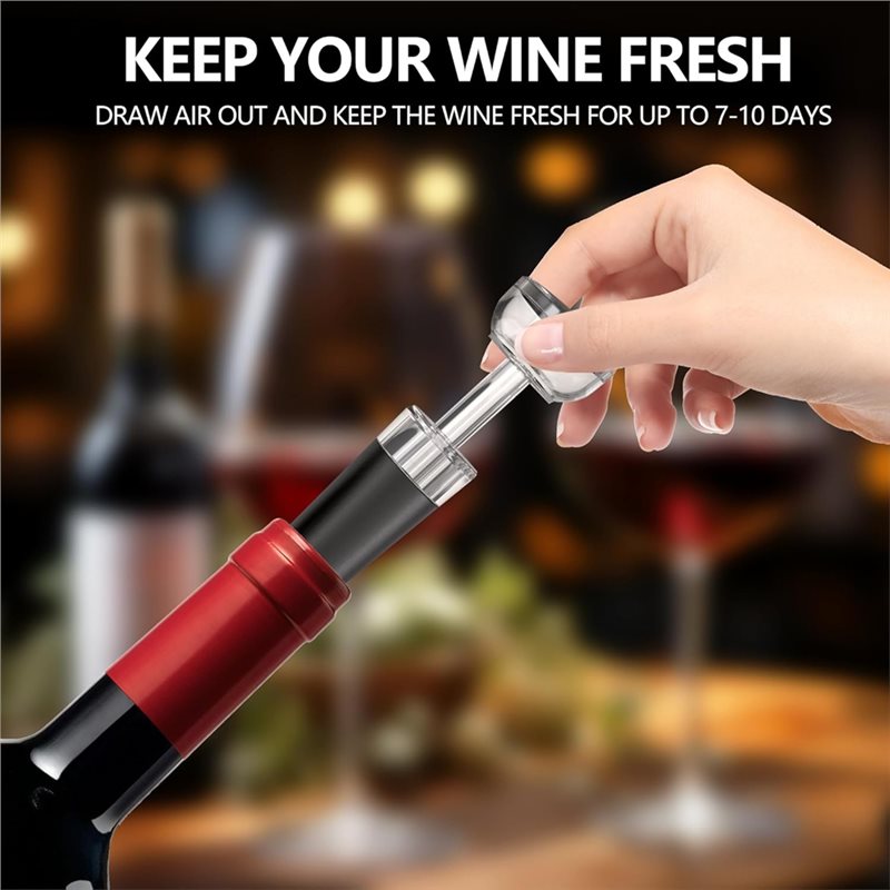 Электрический штопор для вина  – обзор и цена Decanter Aerator Set