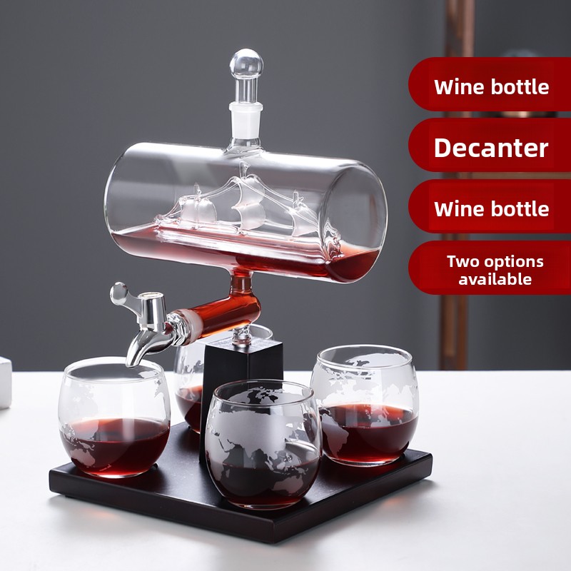 Графин для вина из закаленного – обзор и цена Decanter Aerator Set