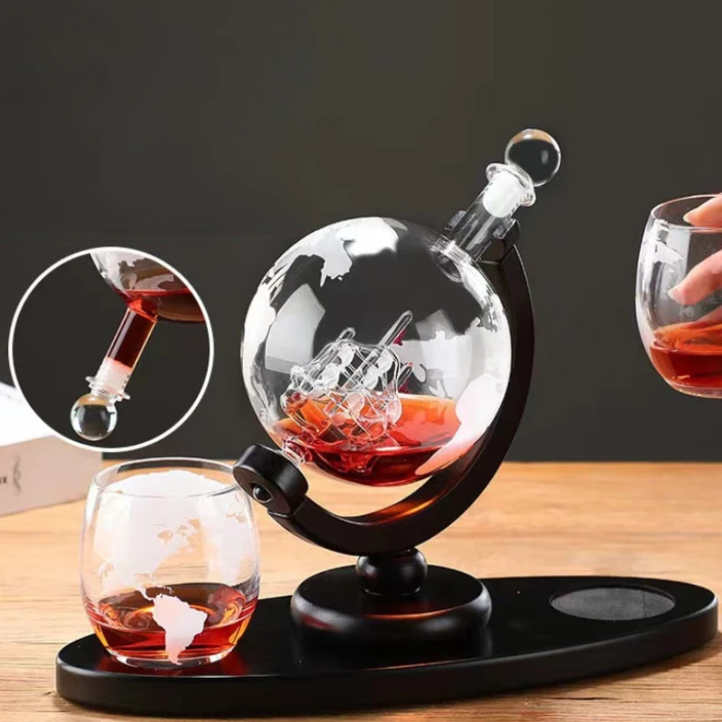 Графин для виски в форме глобу – обзор и цена Decanter Aerator Set