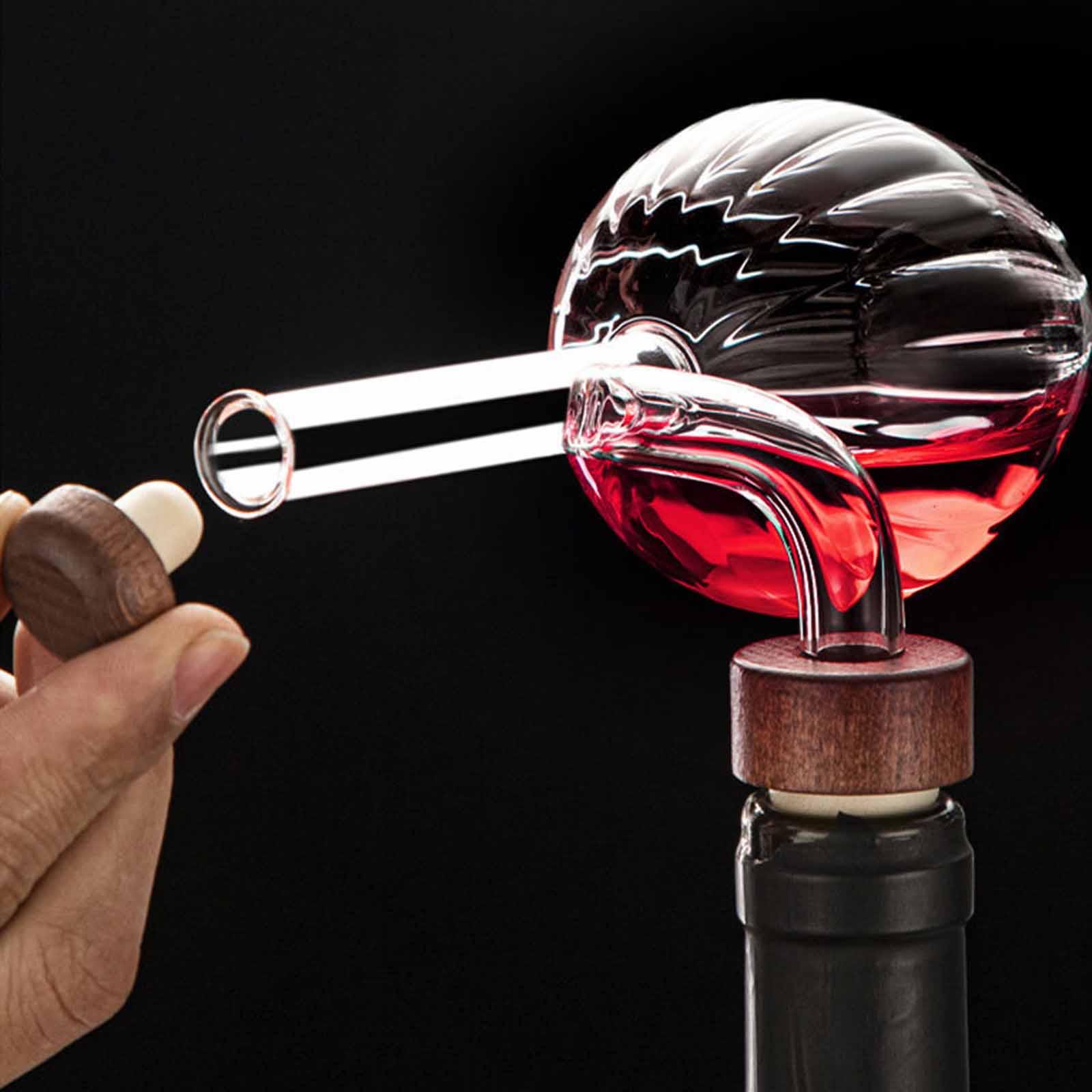 Быстрозаливной портативный дек – обзор и цена Decanter Aerator Set