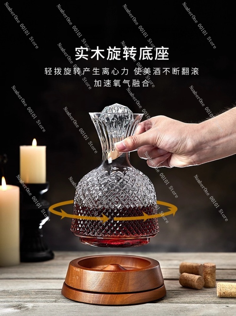 Роскошный вращающийся графин д – обзор и цена Decanter Aerator Set