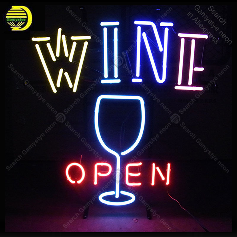 Неоновая вывеска для OPEN WINE – обзор и цена Wine Beer Store