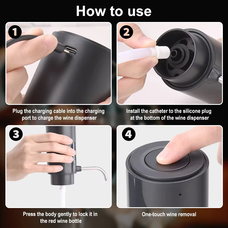 Интеллектуальный электрический – обзор и цена Decanter Aerator Set