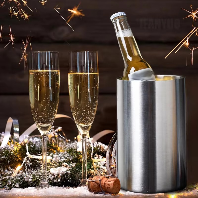1 шт. Двустенный ведерко для л – обзор и цена Wine Beer Champagne