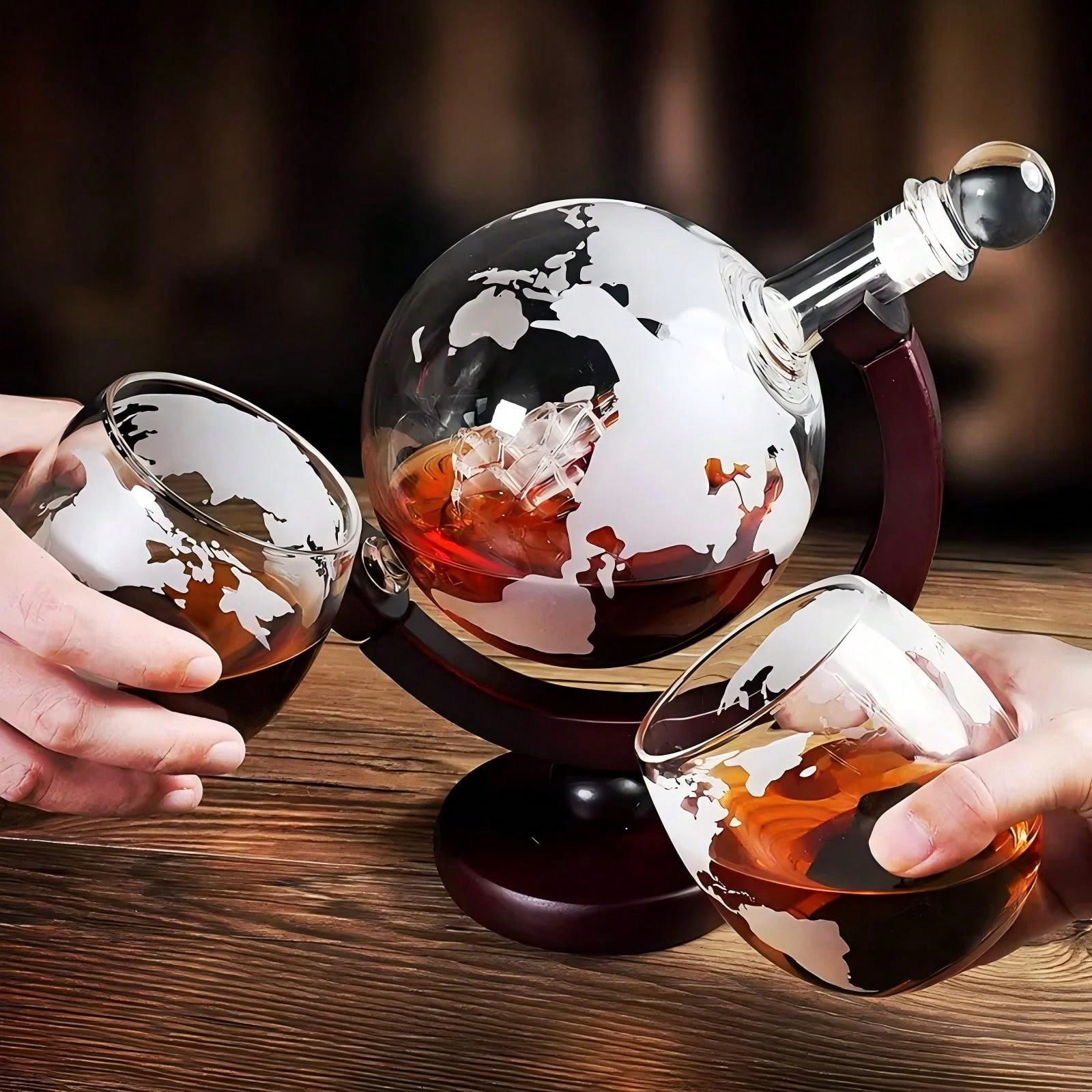 Сферический набор для виски с  – обзор и цена Decanter Aerator Set